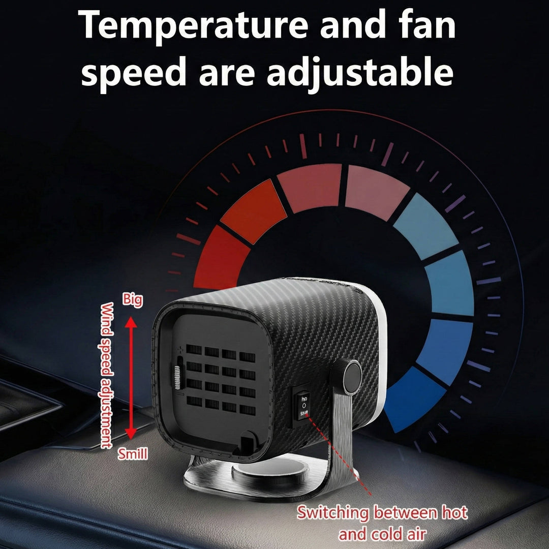 12V/24 Portable Car Heater and Defroster 120W and 150W Fast Heating Ceramic Fan for Windshield Defogging