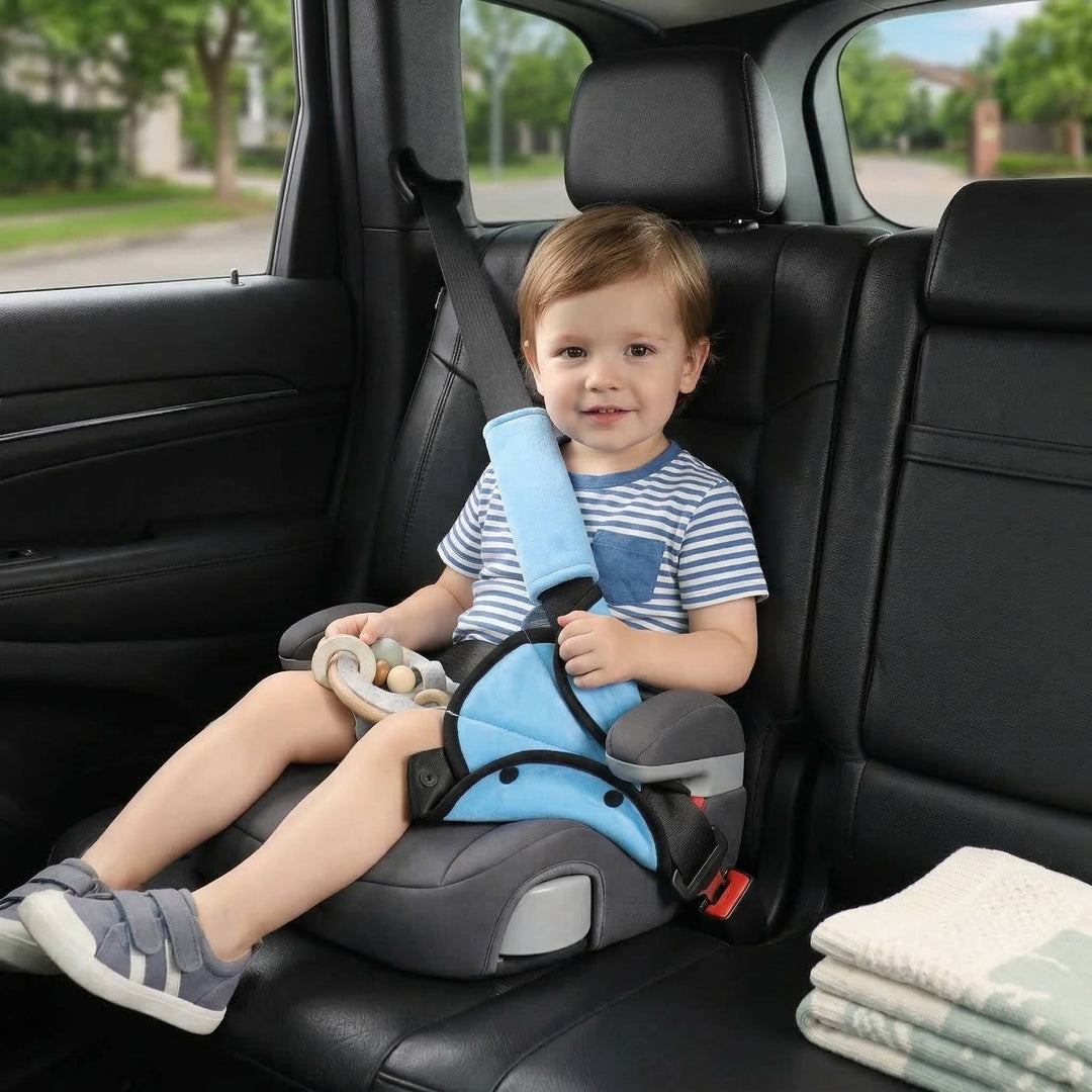 Portable Child Travel Seat Safety Harness, Universal Anti Neck Positioner for Kids