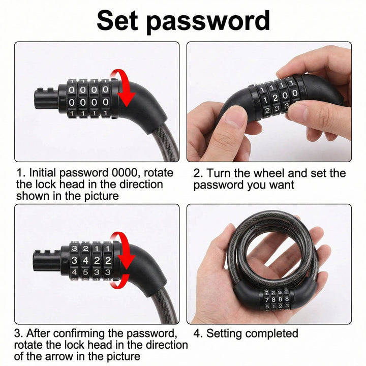 Motorcycle Helmet Lock