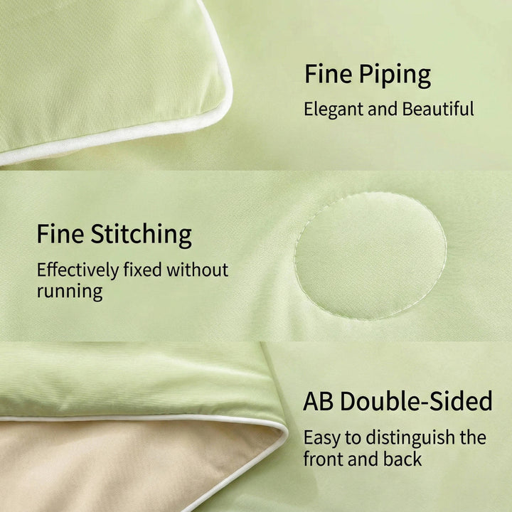 Ice Silk Cooling Blanket, Summer Comforter, Lightweight, for Hot Sleepers