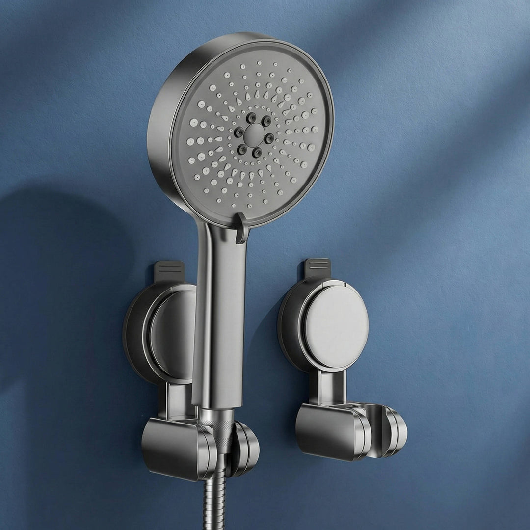 Shower Holder for Shower Head, No Drill Adhesive Bracket Universal