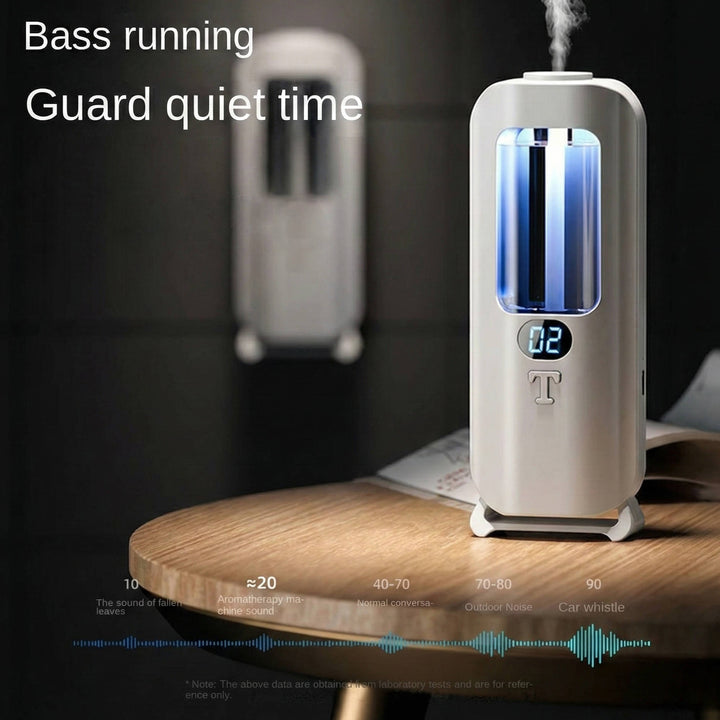 Air Humidifier and Aromatherapy Diffuser with Digital Display and coloured LED Lights