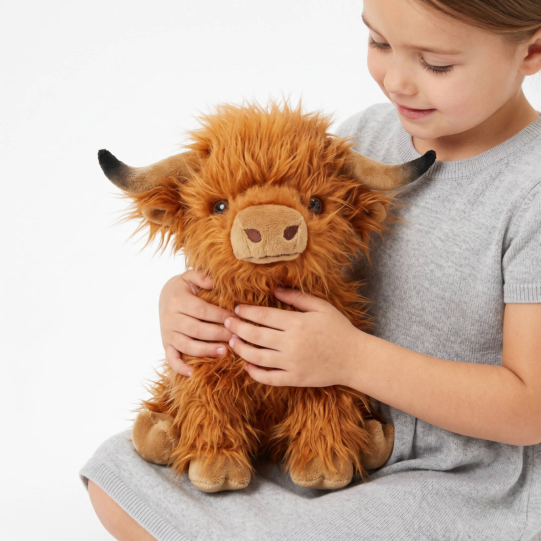 Cute Stuffed Animal Plush Toy, Soft Cuddly Cow for Gifts Home Decor Birthday Christmas