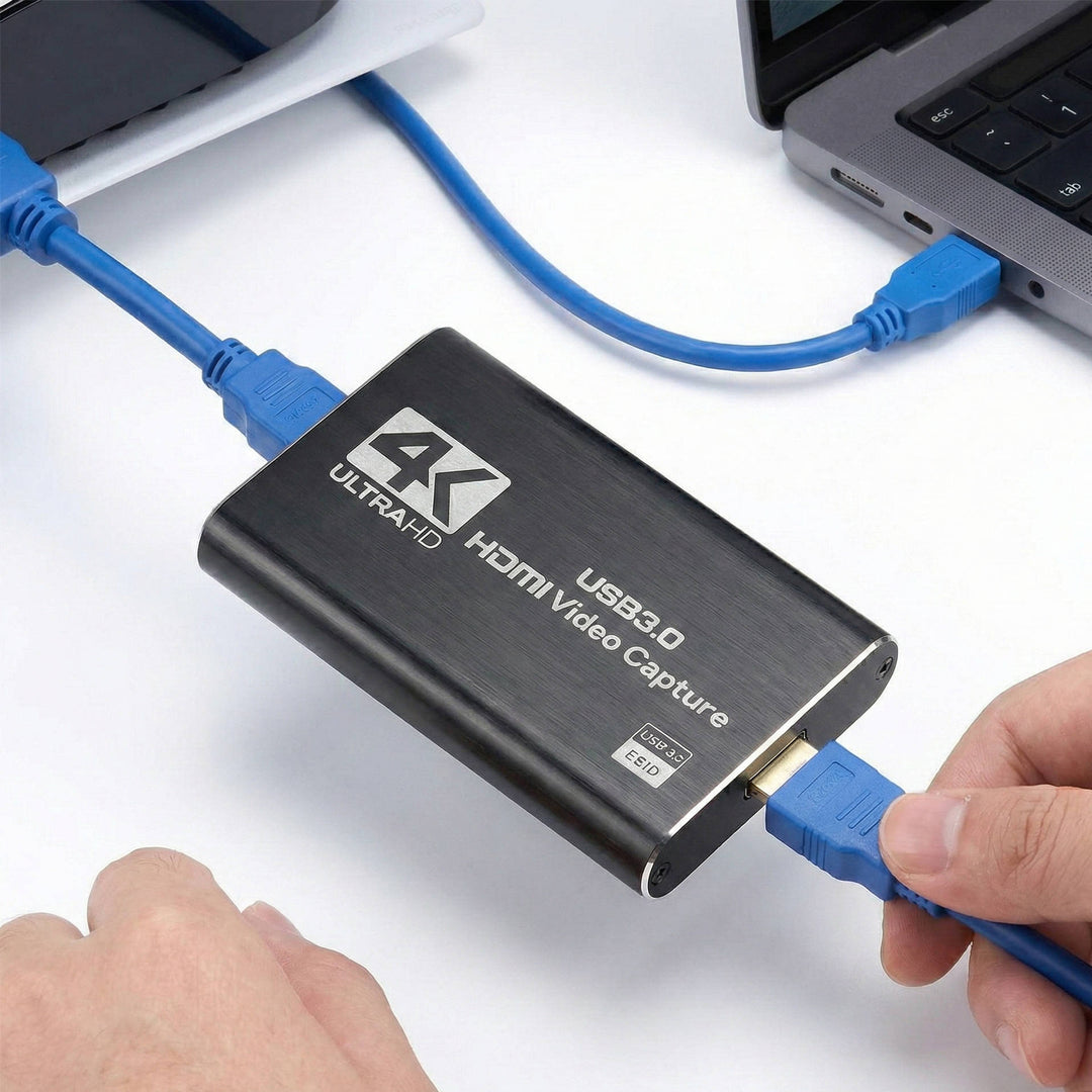 4K Capture Card HDMI to Usb 3.0, Video Capture Device 1080P 60fps, Zero Latency, Plug And Play, Ps5 Xbox Switch Pc Mac