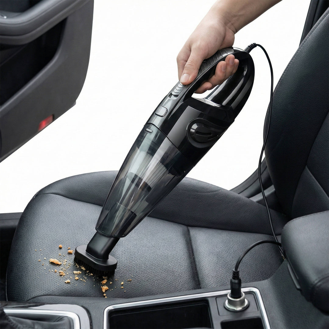 12V Portable Handheld Car Vacuum Cleaner, Mini Auto Vacuum with Strong Suction, Lightweight, Corded, Interior Detailing