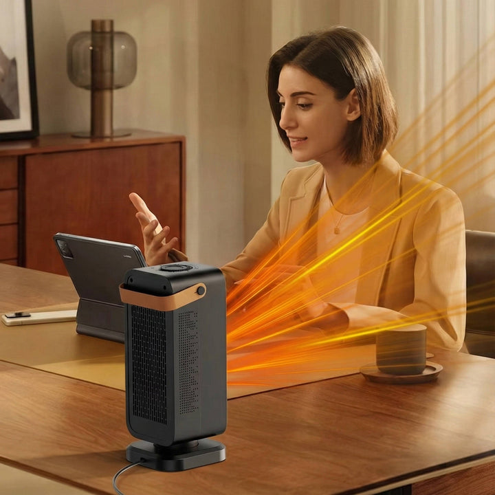 1200W Portable Electric Desktop Heater and Safe and Fast Heating