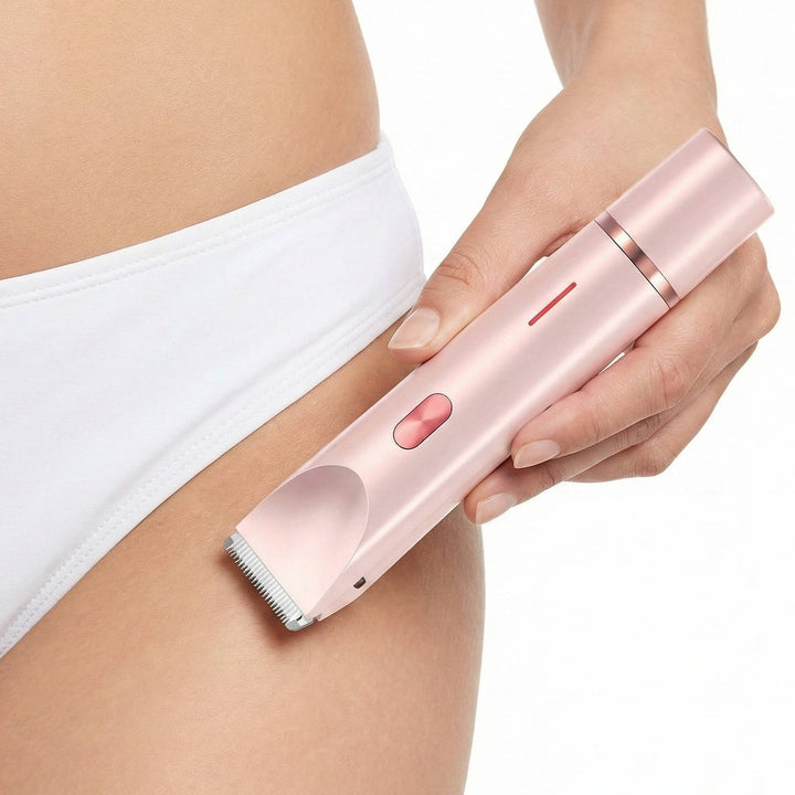 Women’s Bikini Trimmer with Dual Head Design for Wet and Dry Use