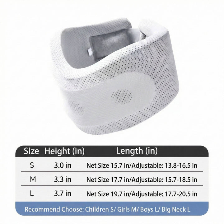 Neck Brace for Sleeping with Replacement Cover, Soft Foam