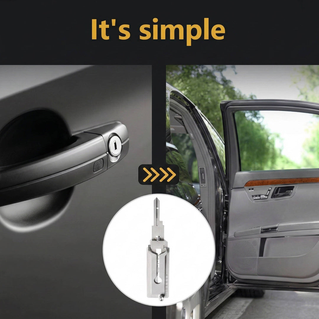 Locksmith Tool with Lock Decoding and Picking Features, Locksmith Tools