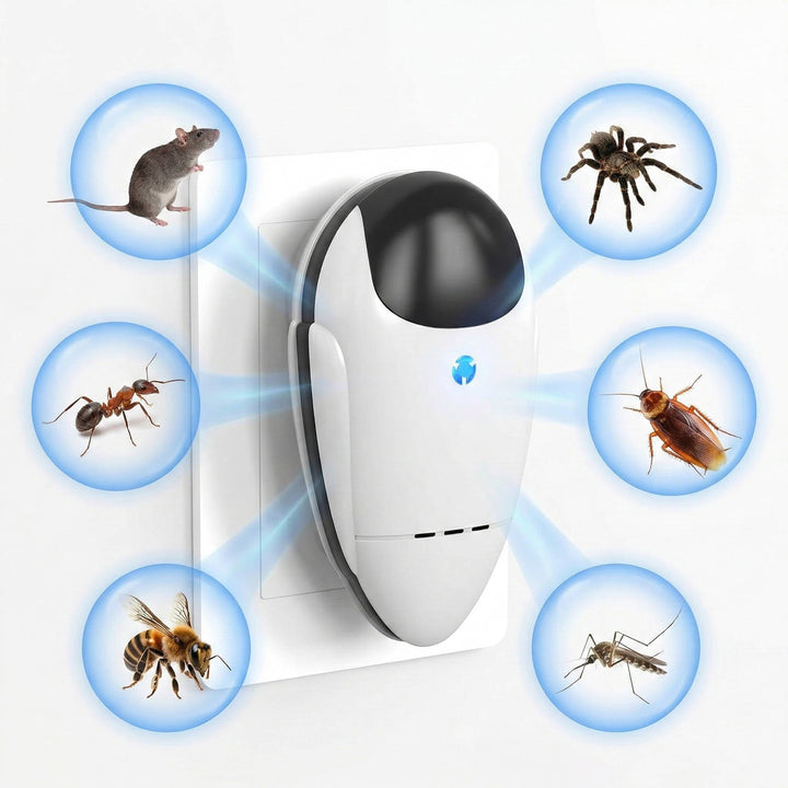 Ultrasonic Plug in Repellent for Roach, Rodent, Mouse, Bugs, Mosquito, Mice, Spider, Ant