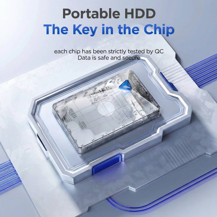 Portable External Hard Drive 2.5 Inch USB 3.0 High Speed HDD Storage for PC Mac Laptop 1TB 4TB