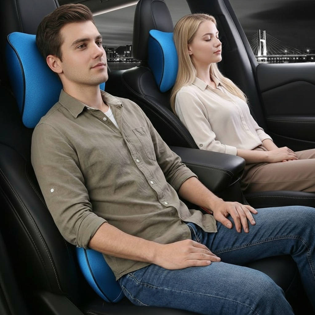Lumbar Back and Neck Pillow Support Cushion for Car