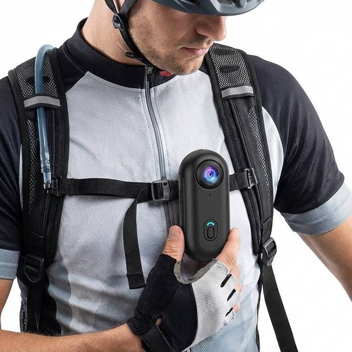 Bike Camera Mini Action Cam with Magnetic Mount Kit