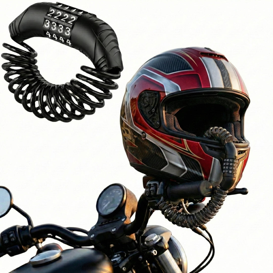 Motorcycle Helmet Lock