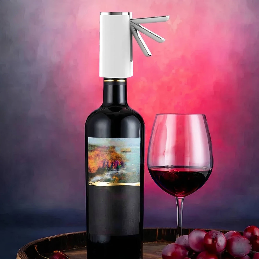 Electric Wine Separator and Aerator, Intelligent Alcohol Dispenser with Fast Air Pump for Bar and Home Use