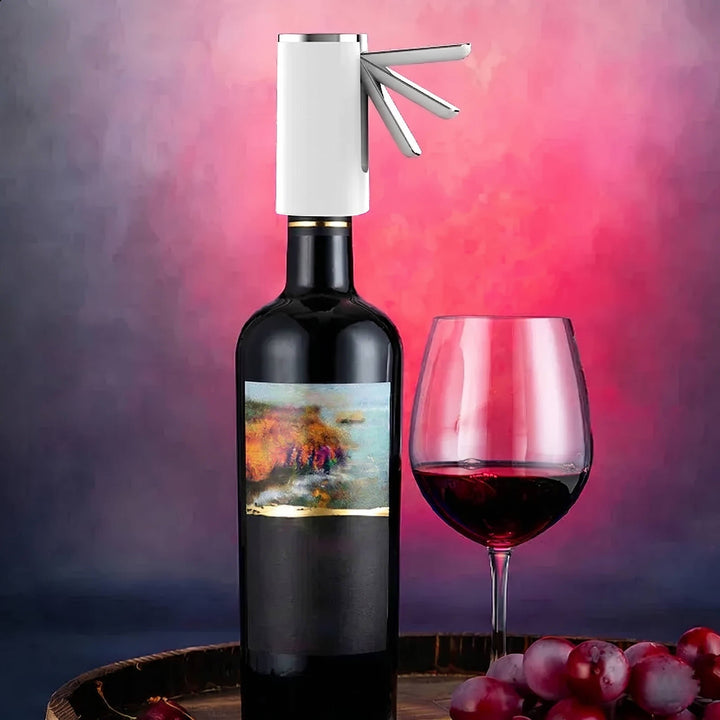 Electric Wine Separator and Aerator, Intelligent Alcohol Dispenser with Fast Air Pump for Bar and Home Use