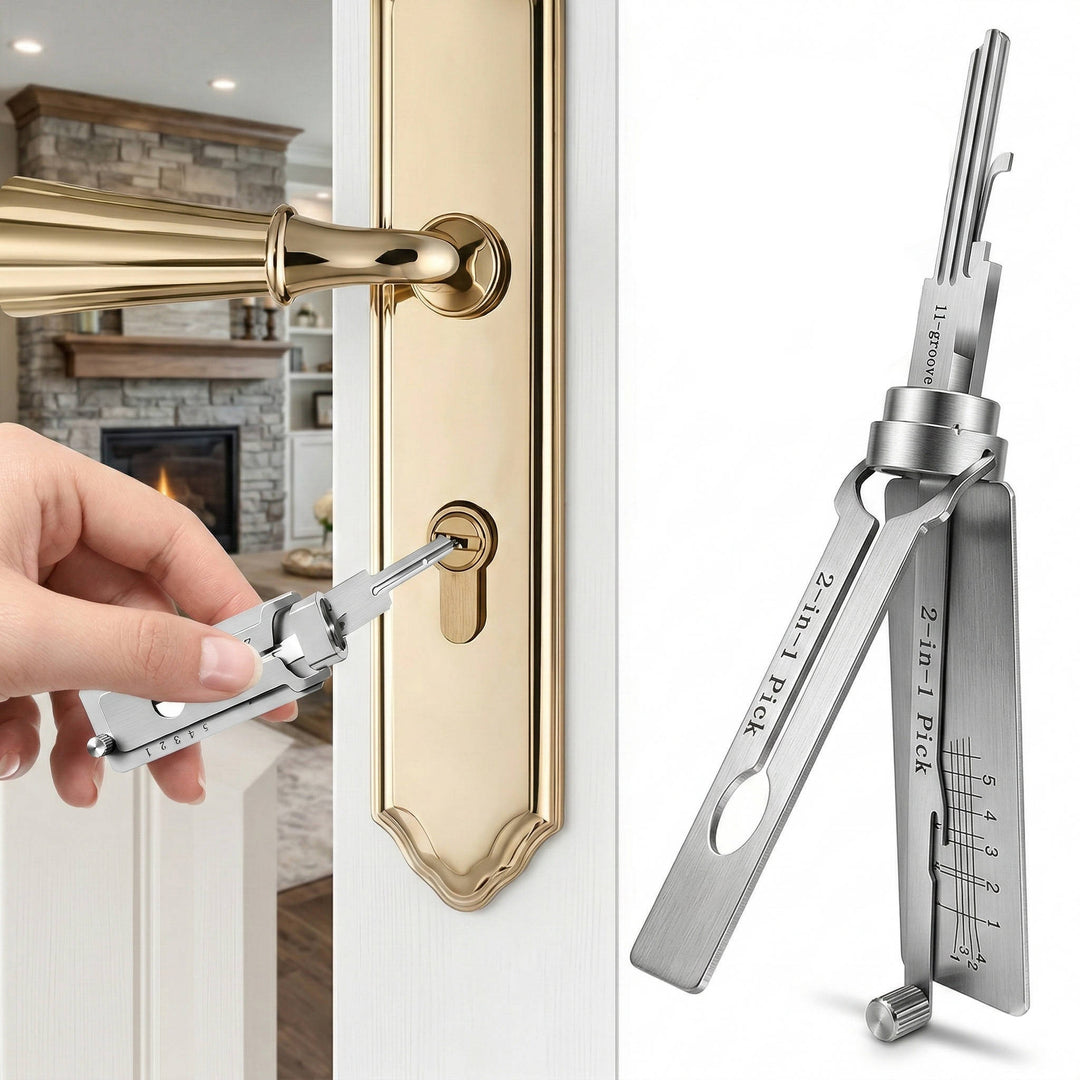 Locksmith Tool with Lock Decoding and Picking Features, Locksmith Tools