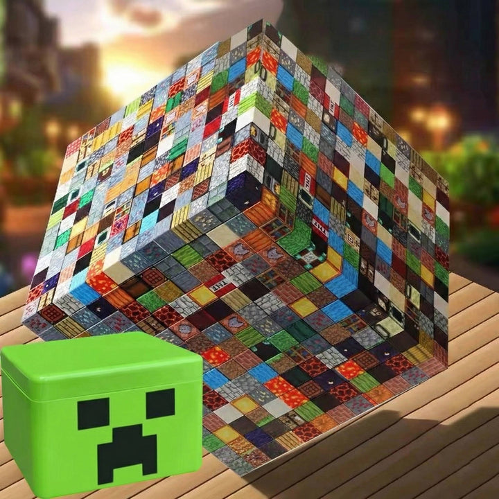 205pcs Magnetic Building Blocks with Storage Box and Figurines