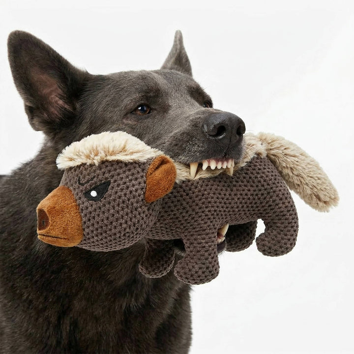 Indestructible Dog Plush Toys for Aggressive Chewers for for Medium and Large Breed
