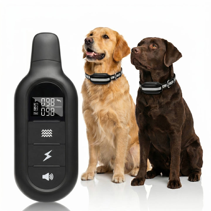 Electric Dog Training Collar with Remote, Beep Vibration and Adjustable Static Levels