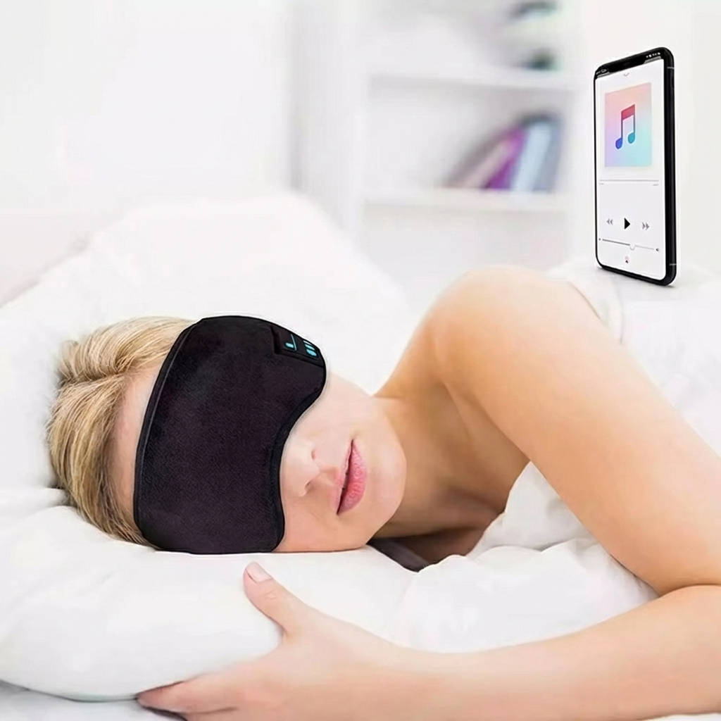 Relaxing Wireless Sleep Headphones with 3D Mask Design
