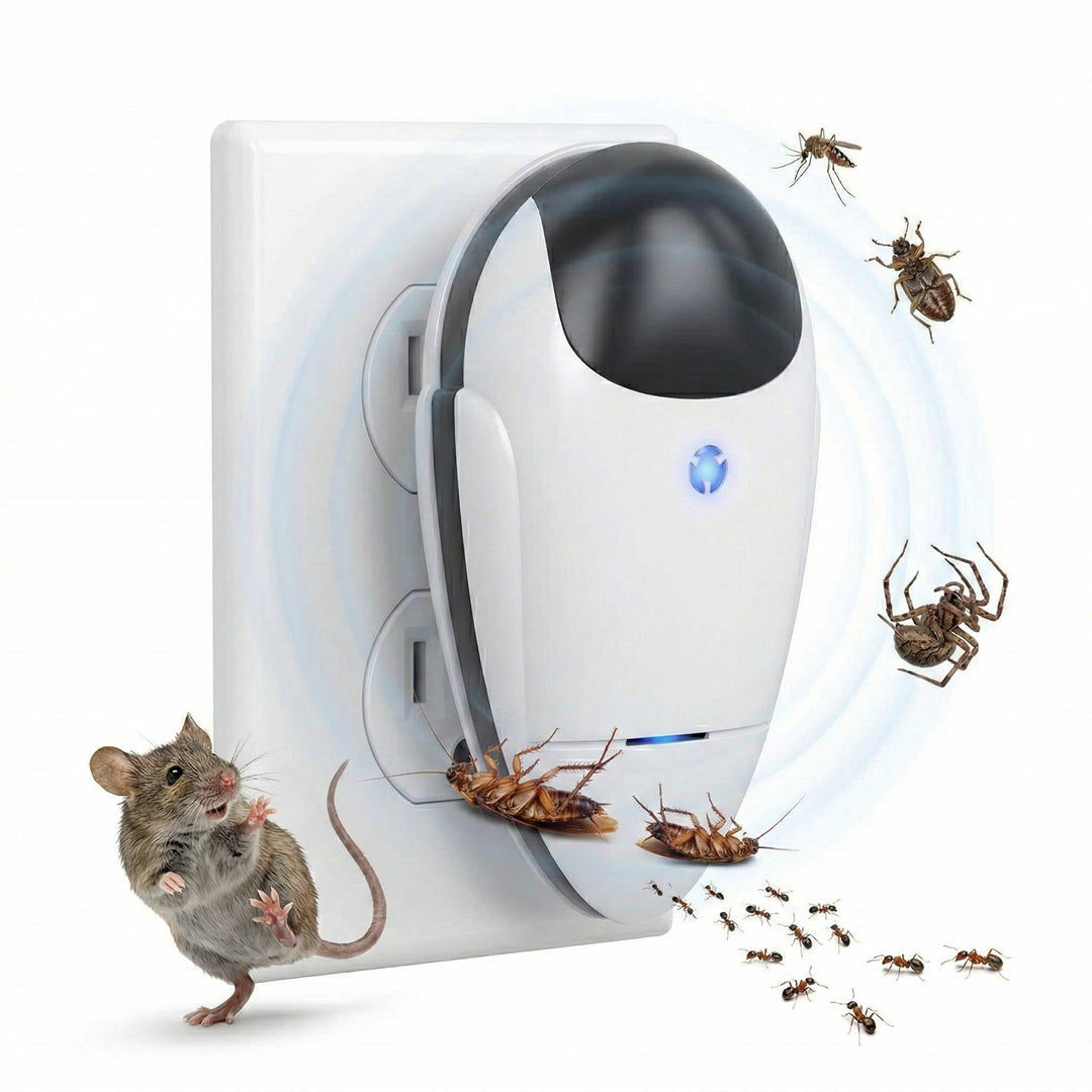 Ultrasonic Plug in Repellent for Roach, Rodent, Mouse, Bugs, Mosquito, Mice, Spider, Ant