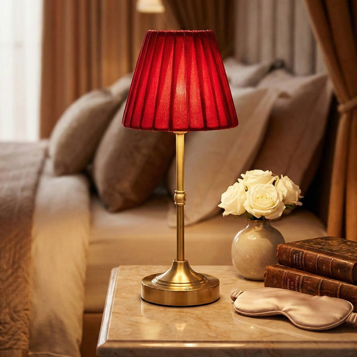 Rechargeable  Touch LED Light Table Lamps with Vintage Design
