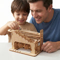 Wooden Marble Run 3D Puzzle Kit DIY Mechanical Building Model