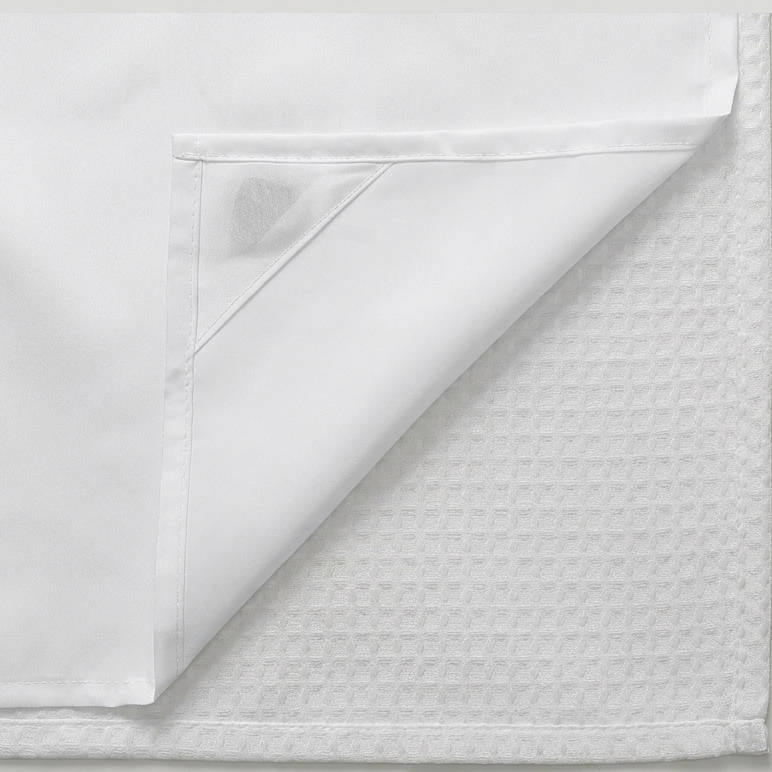 No Hooks Polyester Shower Curtain with Snap In Fabric Liner