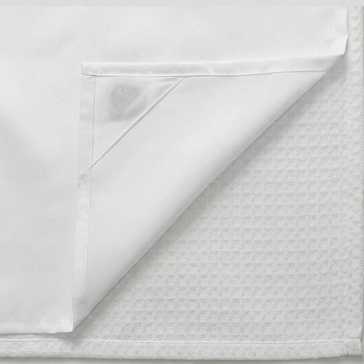 No Hooks Polyester Shower Curtain with Snap In Fabric Liner