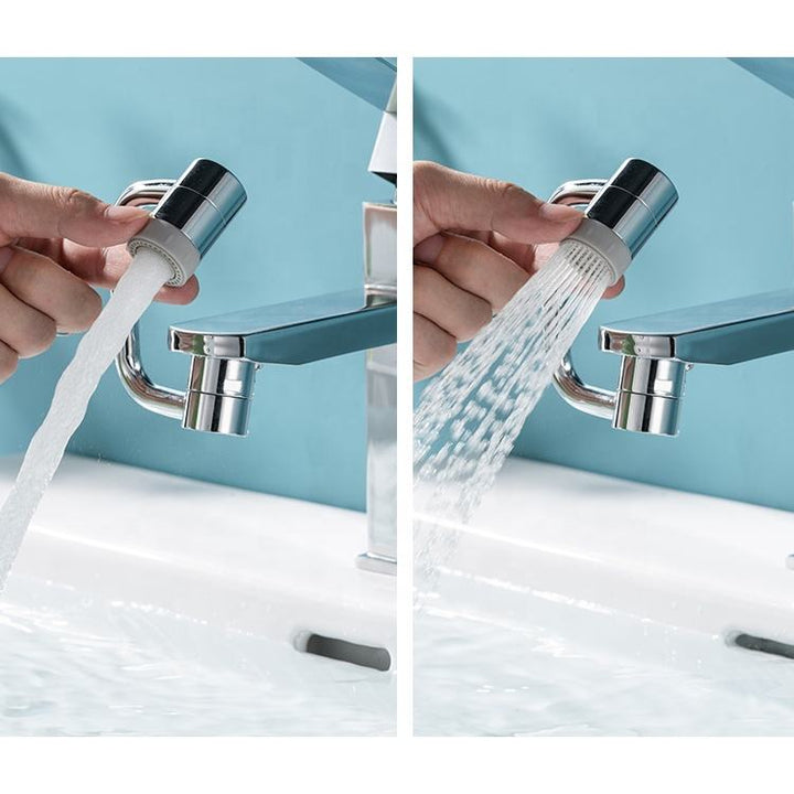 Swivel Faucet Extender with Dual Flow Modes and 1080 Degree Rotation