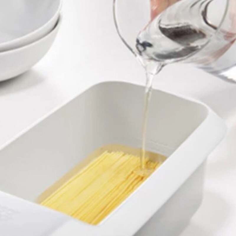 Microwave Pasta Cooker with Steamer Basket and Cool Grip Handles