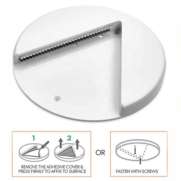 Jar Opener with Under Cabinet Mount and Leverage Design for Multiple Sizes