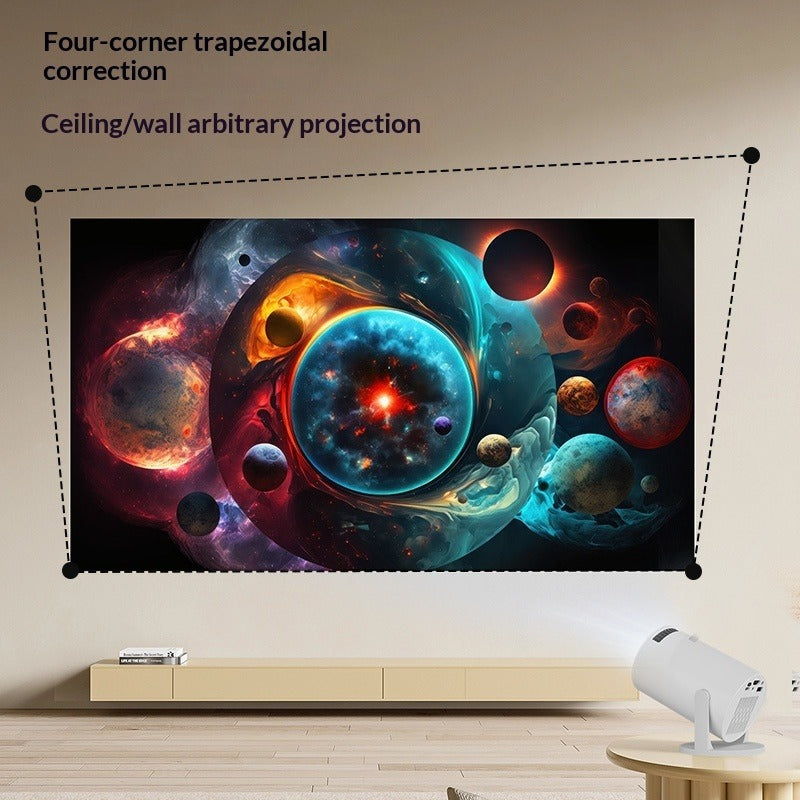 HD 1080p  Fast Focus Portable Projector