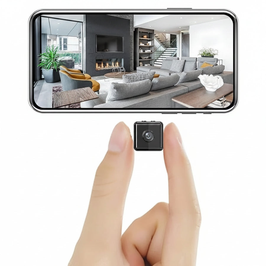 Wireless Security Camera with 1080p Night Vision and Motion Alerts for Indoor Outdoor