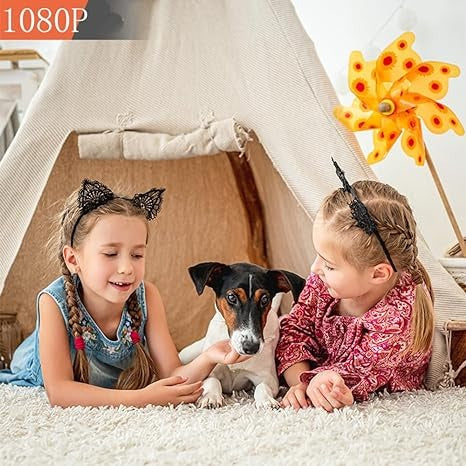 Wireless Security Camera with 1080p Night Vision and Motion Alerts for Indoor Outdoor