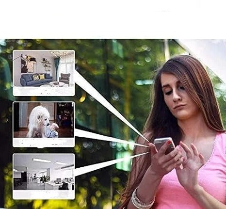 Wireless Security Camera with 1080p Night Vision and Motion Alerts for Indoor Outdoor