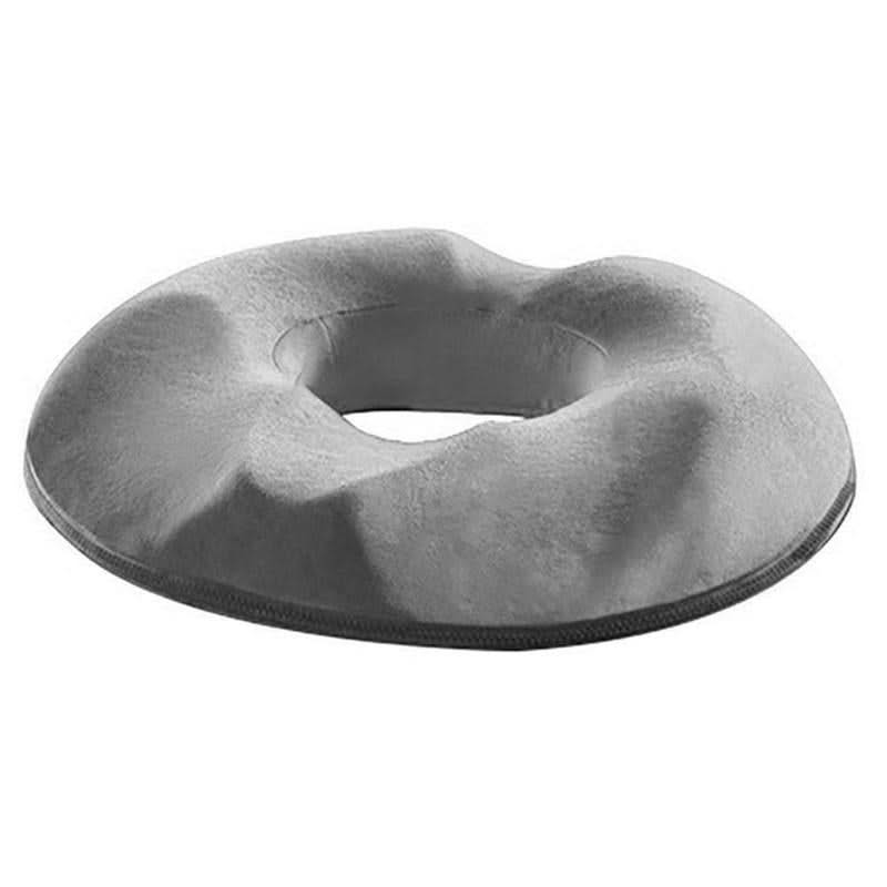 Donut Cushion with Memory Foam Core and Non Slip Bottom, Machine Washable Cover