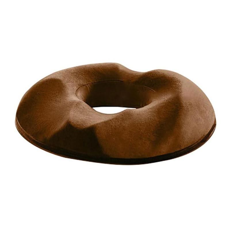 Donut Cushion with Memory Foam Core and Non Slip Bottom, Machine Washable Cover