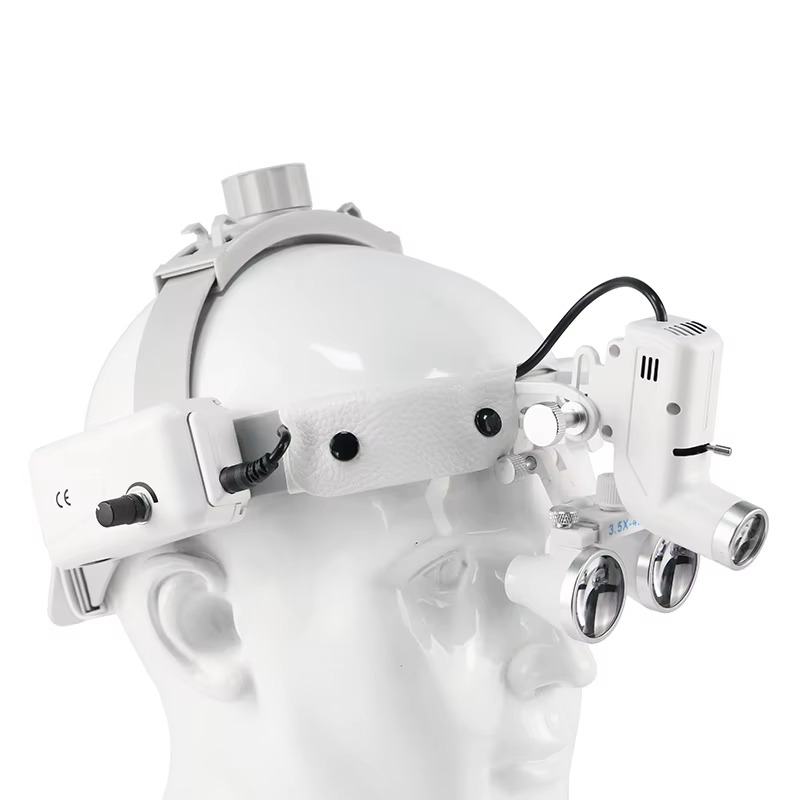 LED Headlamp with 5W Light and 3.5X Magnifying Loupes for Precision Work
