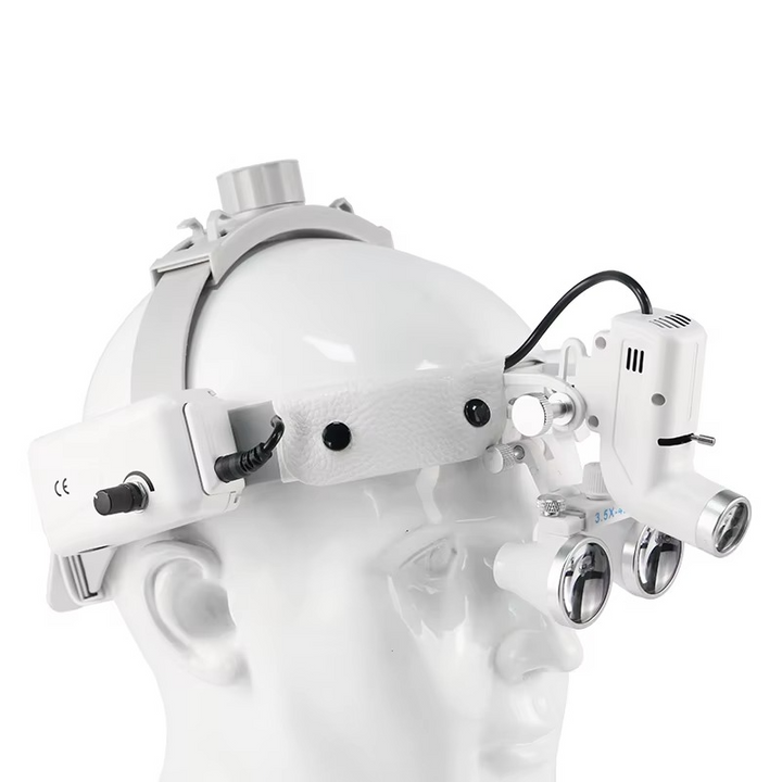 LED Headlamp with 5W Light and 3.5X Magnifying Loupes for Precision Work