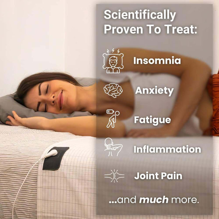 Grounding Bed Sheet with Detachable Grounding Cord and Breathable Low-Profile Fabric