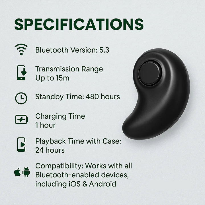 Wireless Sleep Earbuds with Dual Noise Reduction and 24-Hour Battery