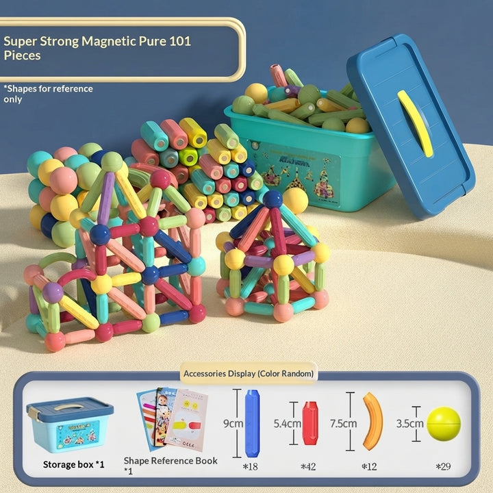 Kids Magnetic Building Blocks Sticks and Balls Montessori Toys
