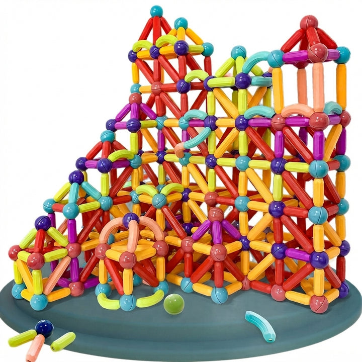 Kids Magnetic Building Blocks Sticks and Balls Montessori Toys