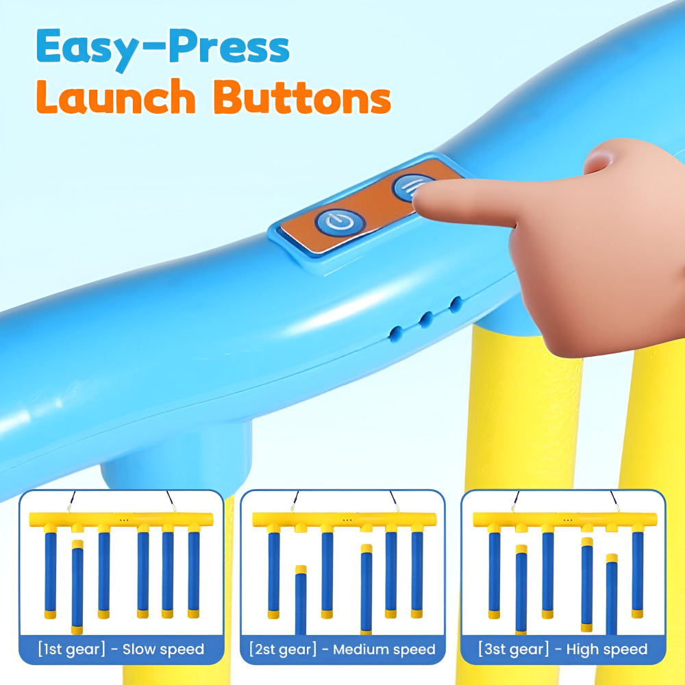 Reflex Training Game with Random Drop Sticks and Three Speed Settings