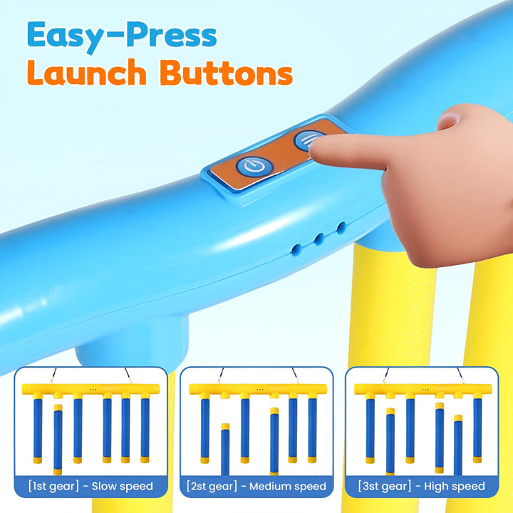Reflex Training Game with Random Drop Sticks and Three Speed Settings