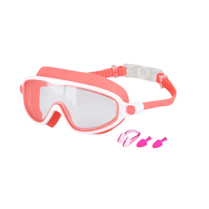 Kids Swim Goggles and Wide View and Anti-Fog Lenses
