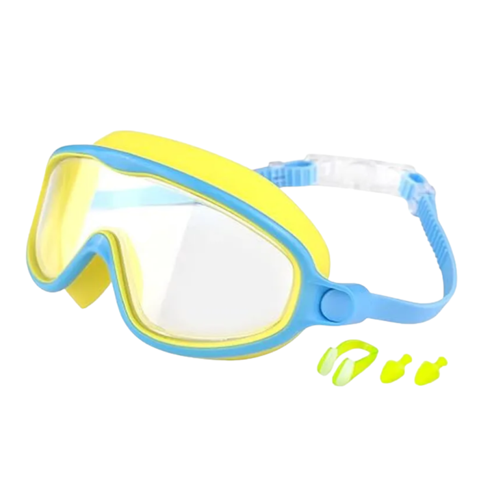 Kids Swim Goggles and Wide View and Anti-Fog Lenses