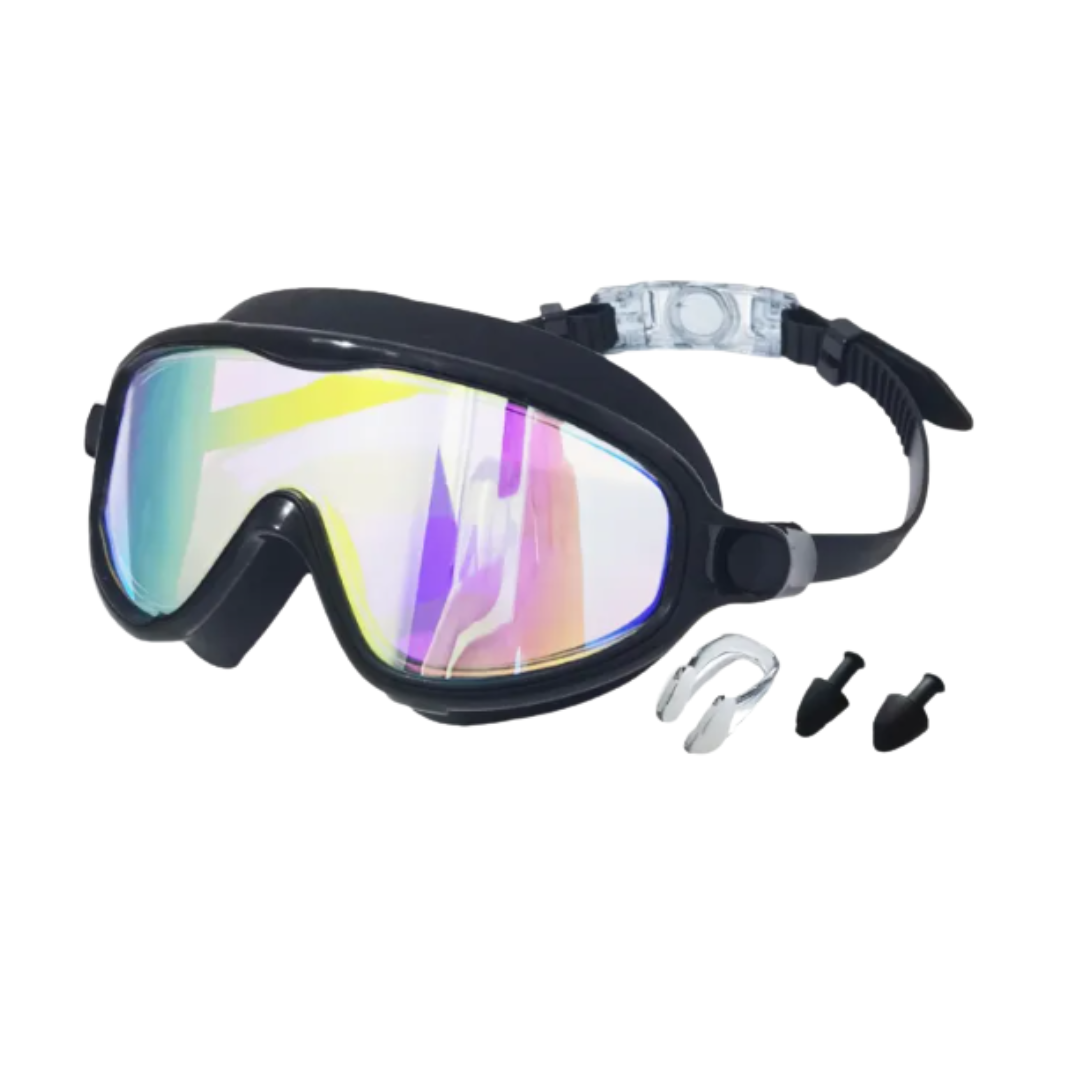 Kids Swim Goggles and Wide View and Anti-Fog Lenses